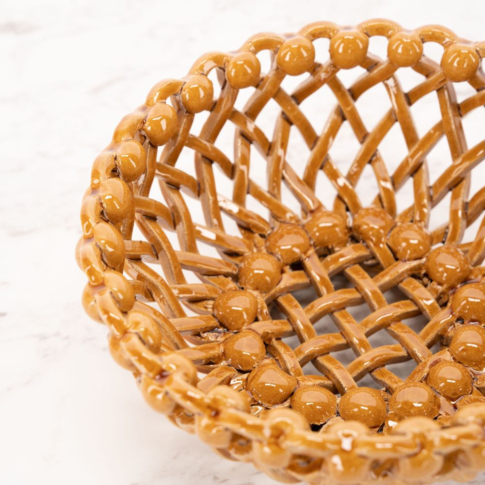 Designer woven basket