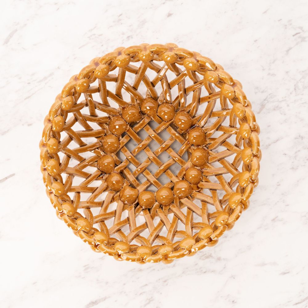 Designer woven basket