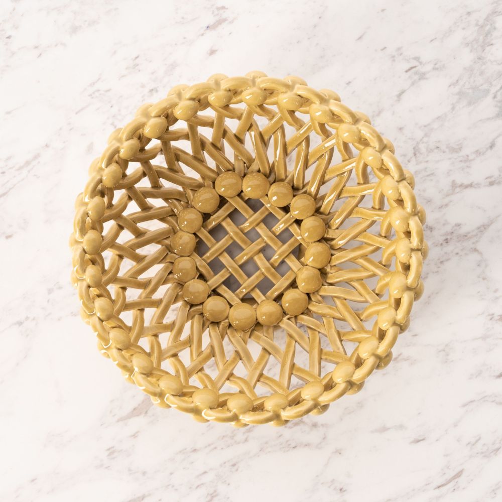 Designer woven basket