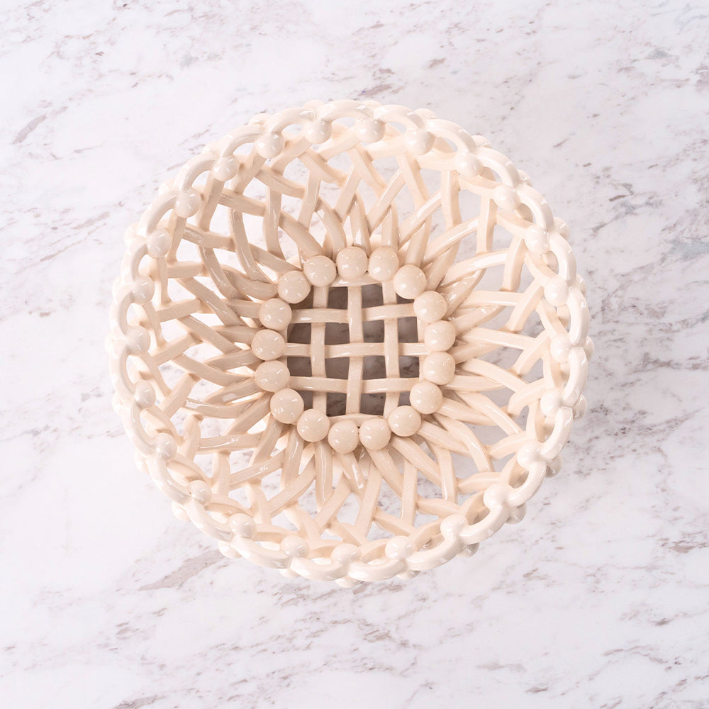 Designer woven basket