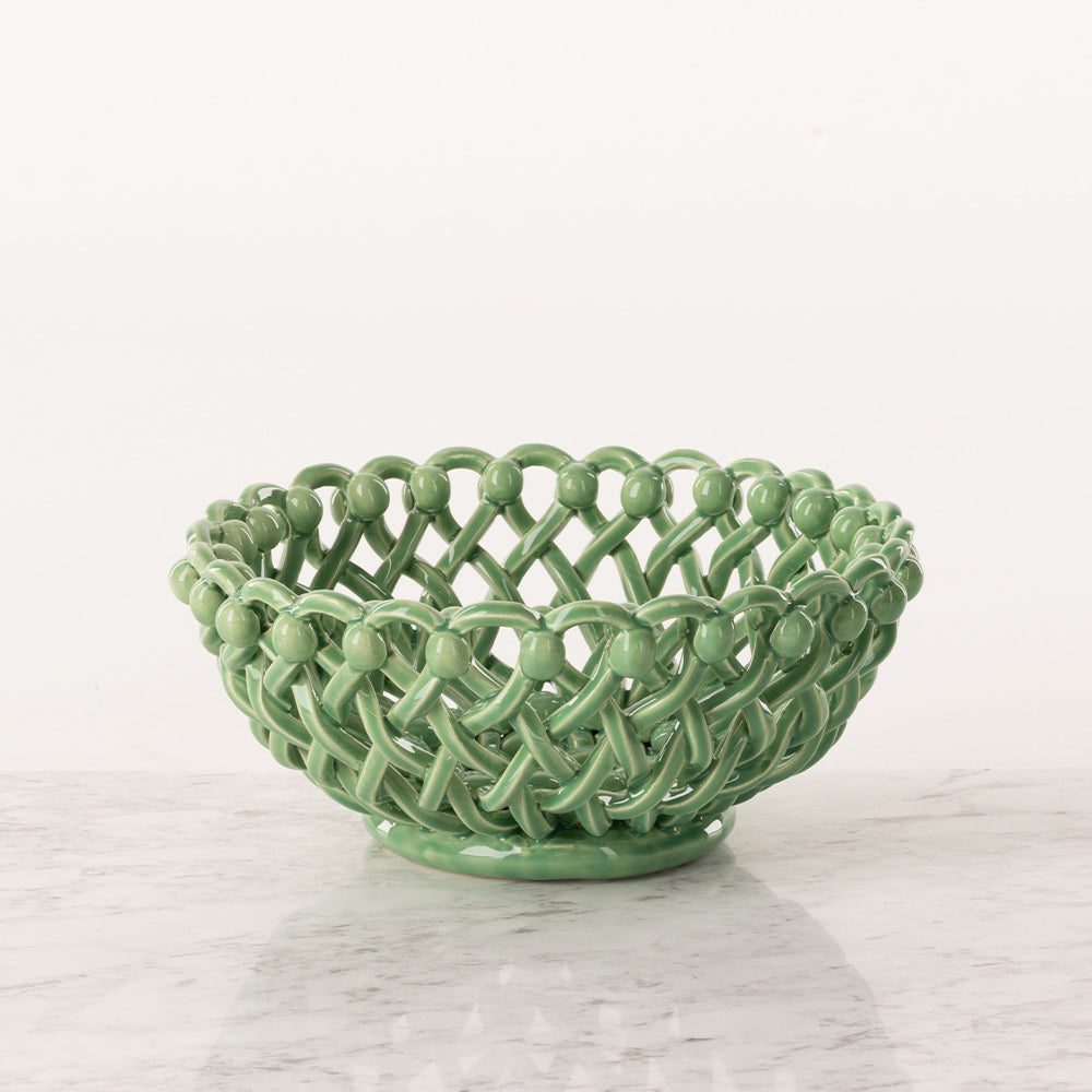 Designer woven basket