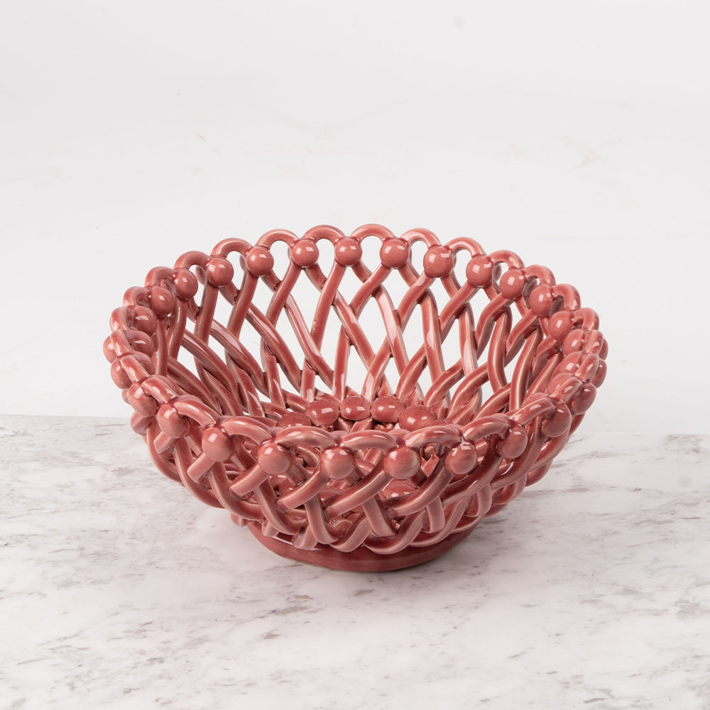 Designer woven basket