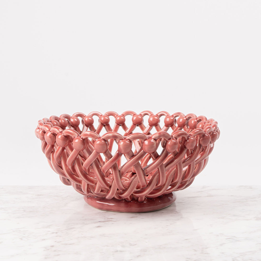 Designer woven basket