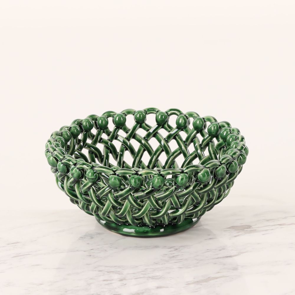 Designer woven basket