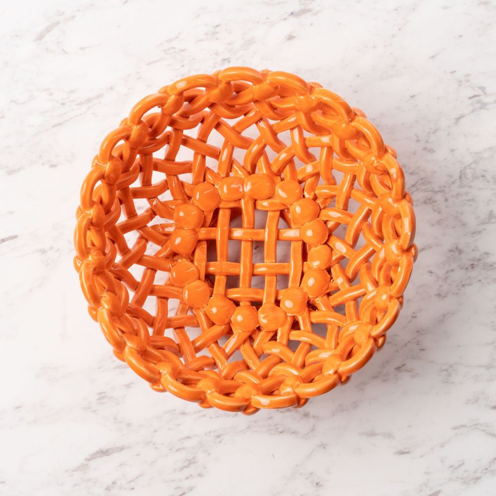 Designer woven basket