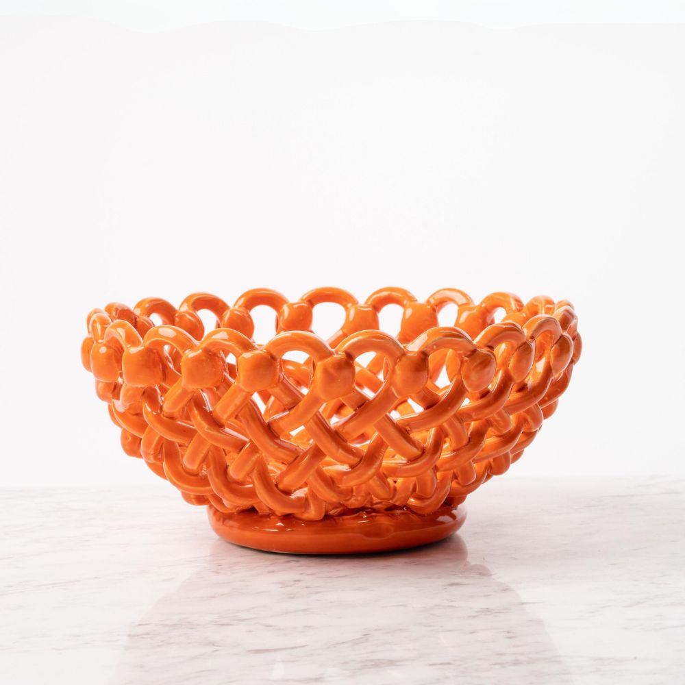 Designer woven basket