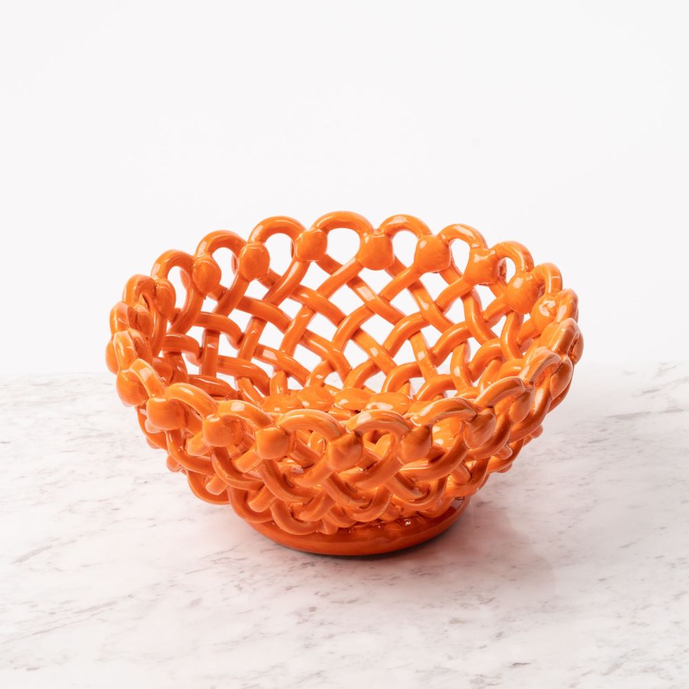 Designer woven basket